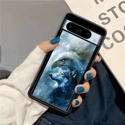 Vista 1937 de Compatible con Google Pixel 4A 5G Mobile Case Creative Acrylic Panel trasero Silicona Protección Grip especialmente diseñado para Google Pixel 4A 5G