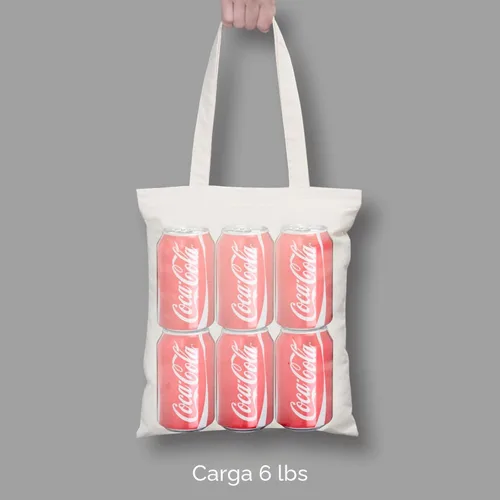 Vista 6 de TOPDesign Paquete de 10 bolsas de mano económicas de algodón de 11.8"x13", bolsas de tela ligeras y pequeñas reutilizables para compras de Beige