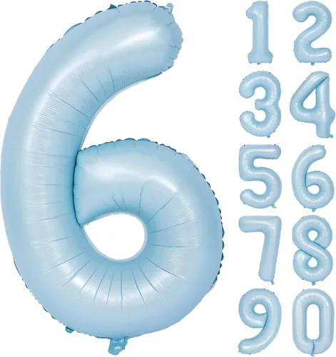 Vista 156 de Globos de 40 pulgadas con números de caramelo, papel de aluminio de helio, globos de látex de Mylar para fiesta de cumpleaños, decoración digital 0
