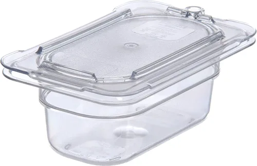 Vista 11 de Carlisle FoodService Products StorPlus - Recipiente de almacenamiento de alimentos de tamaño 1/9 para servir y almacenar alimentos fríos o Negro