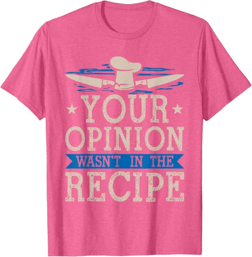 Vista 33 de Cooking Your Opinion Wasnot In The Recipe Chef Cook Baker - Camiseta, Negro, S