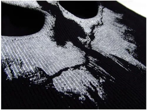 Vista 6 de Unisex Ghost Print Stocking Balaclava Mask Good for War Game Halloween Cosplay