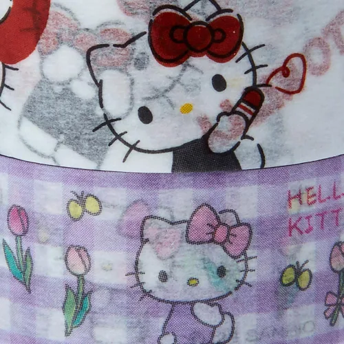 Vista 3 de SANRIO Sanrio 549924 Cinta de papel Hello Kitty, juego de 2
