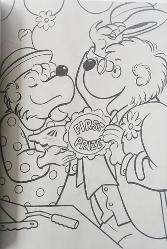 Vista 3 de The Berenstain Bears "Bear Country" Libro para colorear - 80 páginas