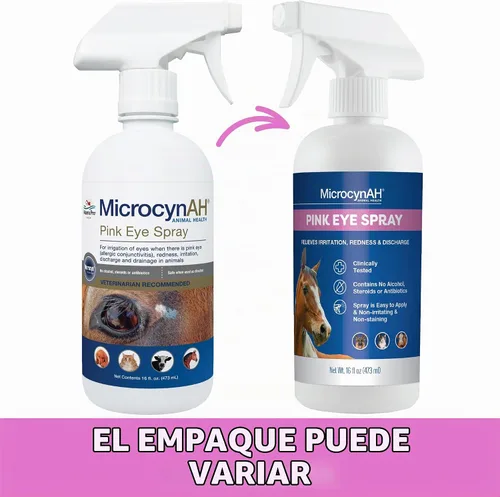 Vista 5 de Manna Pro MicrocynAH Pink Eye Spray, 16 oz