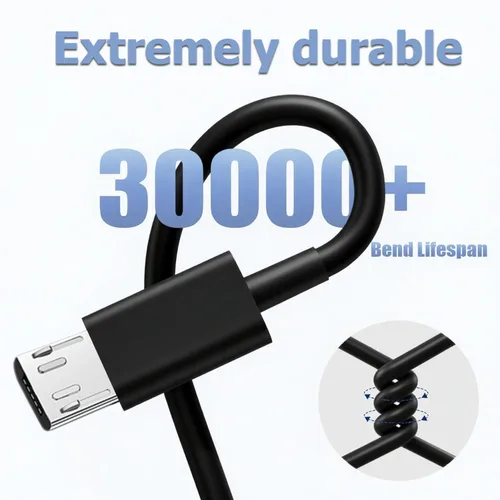 Vista 7 de Barnes and Noble Nook Cargador Micro USB Cable de carga USB de 6 pies Caja USB Cargador de pared Cabezal compatible para Barnes & Noble Nook Simple