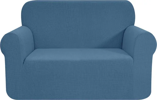 Vista 32 de CHUN YI - Funda elástica de 1 pieza para sillón grande, funda protectora suave de Jacquard con elastano, detalle de cuadros y parte inferior
