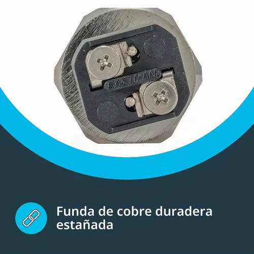 Vista 4 de Eastman Elemento calentador de agua eléctrico recto de 120 V x 1500 W de alta densidad, elemento de calentamiento de agua caliente con funda
