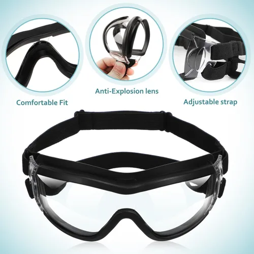 Vista 6 de ULTECHNOVO Gafas para mascotas resistentes al viento, para caminar al aire libre, correr y deportes, gafas protectoras contra los rayos UV