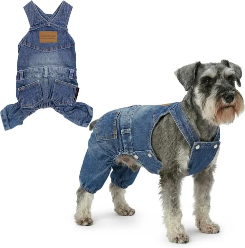 Vista 11 de Parisian Pet Camisa para perro de Amazonia - Ropa de algodón para perros pequeños - Elegante traje tropical para perros - Ropa ligera y suave