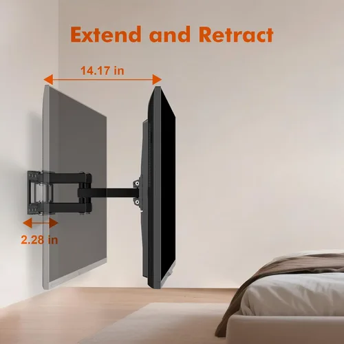 Vista 6 de GRIFEMA Soporte de pared para TV de movimiento completo para televisores