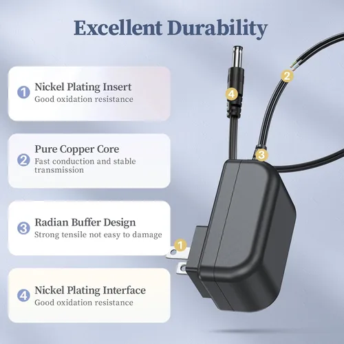 Vista 5 de Cargador para Yankee Flipper DSC-3PFB-05 DSC-3PFB-05FUS 052055 DSC-3PFB-05FUS052055 Cable de alimentación para Droll para Yankees DSA-6PG-05