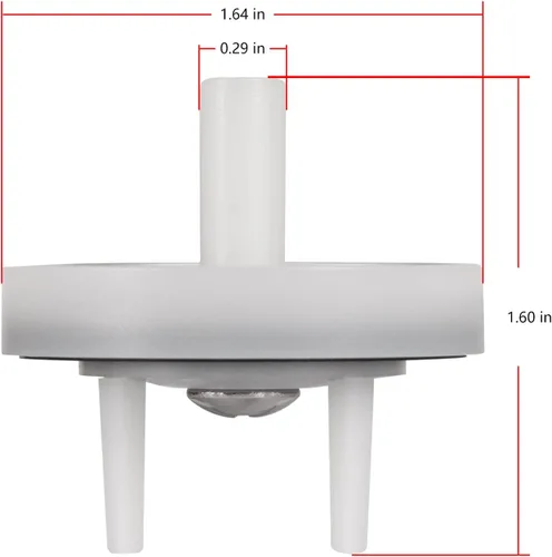 Vista 7 de 905-052 765 Kit de reparación de conjunto de válvula de retención, apto para el modelo 1"-1-1/4" en interruptor de vacío a presión (blanco)