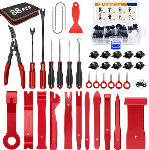 Vista 16 de GOOACC 1001 piezas de remaches universales para automóviles, juego de clips de retención para parachoques, guardabarros, panel de puerta, protector