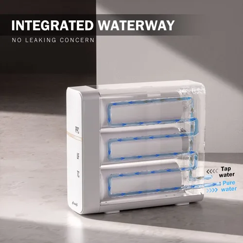 Vista 4 de Frizzlife GX99 Unidad de Purificación de Agua - Filtración Ultra de 0.01 Micrón, Diseño Integrado de Conducto de Agua, Girar para Reemplazar e