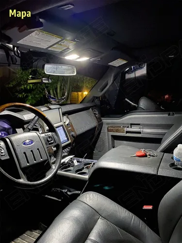 Vista 3 de Kit de 9 luces LED interiores F150 para Ford F-150 2009 2010 2011 2012 2013 2014 blanco 6000K paquete de iluminación LED interior + luces de carga