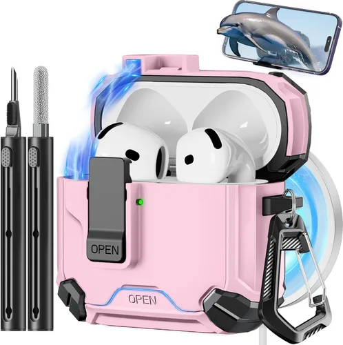 Vista 40 de Pohgelan Compatible con AirPods Pro 2ª/1ª funda (azul)