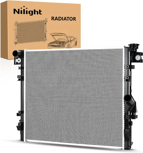 Vista 10 de Nilight Radiador para Jeep Liberty 3.7L 2002 2003 2004 2005 2006, Radiador de Refrigerante del Motor con Enfriador de Aceite, Transmisión