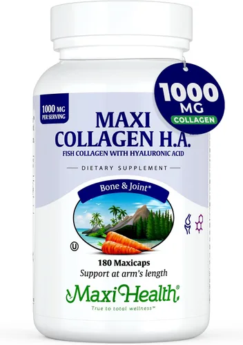 Vista 7 de Maxi Health Pastillas de colágeno marino – 1000 mg de colágeno tipo 1 para mujeres y hombres con suplemento de ácido hialurónico para apoyo