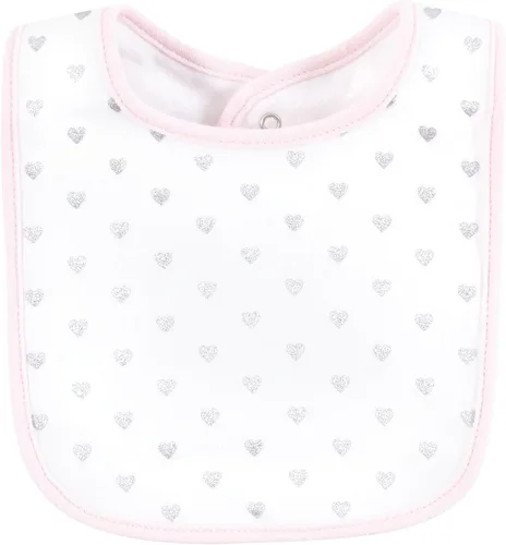 Vista 223 de Hudson Baby Conjunto de babero y calcetines unisex de algodón para bebé