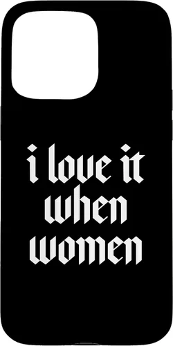 Vista 31 de Love it When Women Subtle Lesbian Funny Minimal Bi Pride Gay Case for iPhone 16