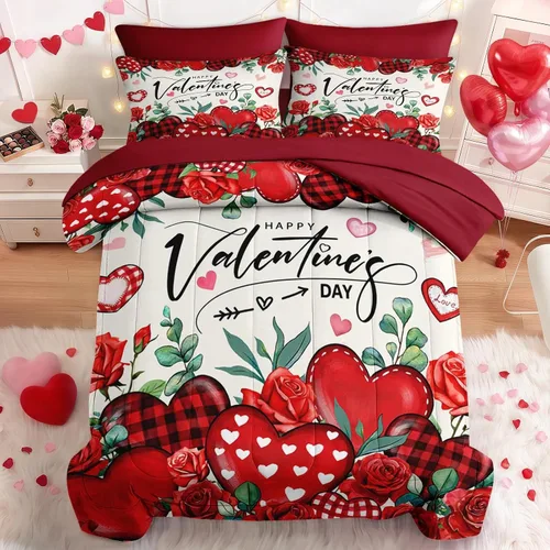 Vista 20 de Nesker Juego de edredón de primavera de 5 piezas, tamaño individual, juego de ropa de cama floral con mariposas para niños y adultos, juego