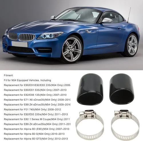 Vista 2 de Tapones de vacío de tubería, enchufe de vacío de tubo de carga, otros accesorios para N54 335I Z4 535I E90 E92 E89 un par