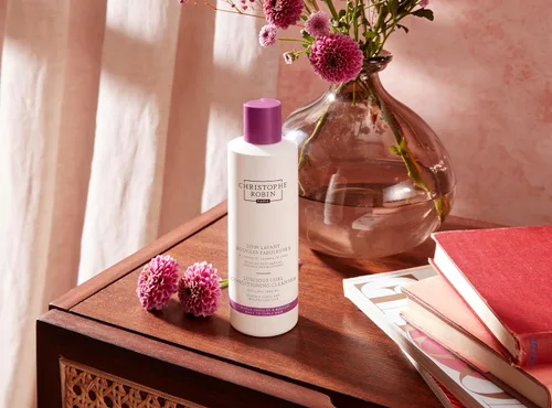 Vista 7 de Christophe Robin Acondicionador limpiador de rizos Luscious con aceite de semilla de chía para cabello ondulado a suave rizado, 8.4 onzas líquidas
