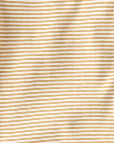 Vista 4 de Carters Baby 3-Pack Organic Cotton Short-Sleeve Rib Bodysuits