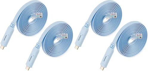 Vista 10 de Cable de consola RJ45 a USB, cable de consola, cable de consola USB con chip FT232 compatible con Cisco, HP, NETGEAR, Huawei