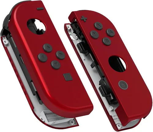 Vista 17 de eXtremeRate DIY Replacement Shell Buttons for Nintendo Switch & Switch OLED, Blue Soft Touch Custom Housing Case with Full Set Button for Joycon