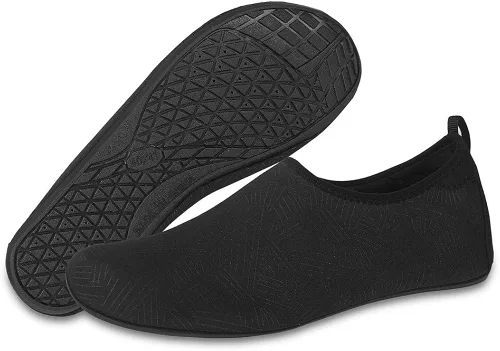 Vista 2 de WateLves Zapatos de agua para mujeres y hombres y niños, calcetines de secado rápido, para playa, natación, surf, yoga, ejercicio