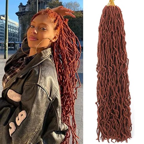 Vista 34 de Extensiones de cabello de ganchillo de 12 pulgadas de pelo sintético de ganchillo 1B, extensiones de cabello de ganchillo suaves
