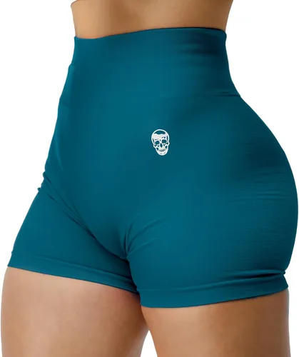 Vista 10 de Gymreapers Infinity Pantalones cortos de entrenamiento, sin costuras, de cintura alta, para mujer, pantalones cortos atléticos para gimnasio