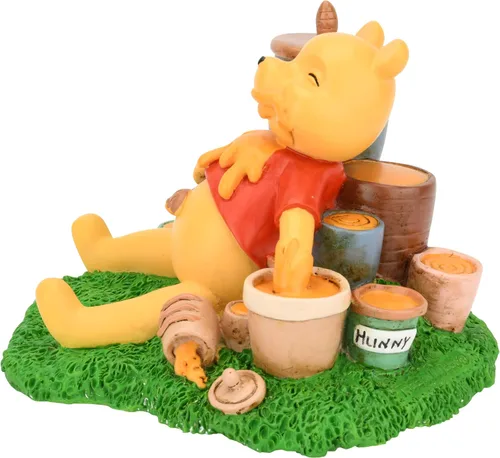 Vista 3 de Tree Buddees Passed Out Pooh ~ Divertida figura decorativa de Winne The Pooh Had Too Much Hunny