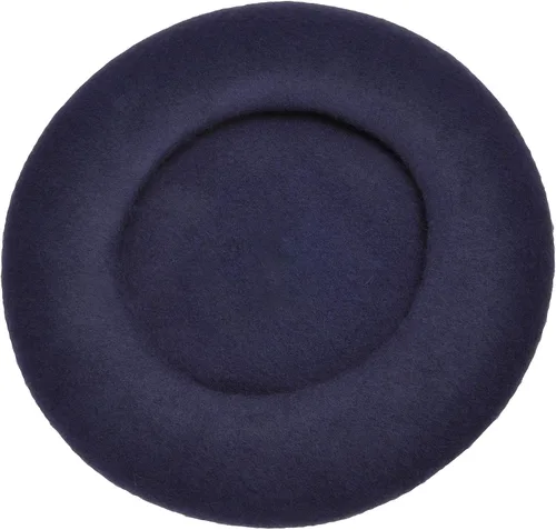 Vista 122 de ZLYC - Boina francesa de lana unicolor para mujeres y niñas