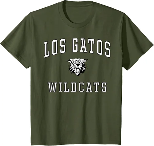 Vista 12 de Camiseta de Los Gatos de la escuela secundaria de Wildcats C1
