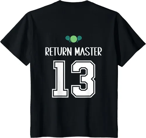 Vista 33 de Camiseta divertida del grupo de tenis de pádel para el equipo de pádel