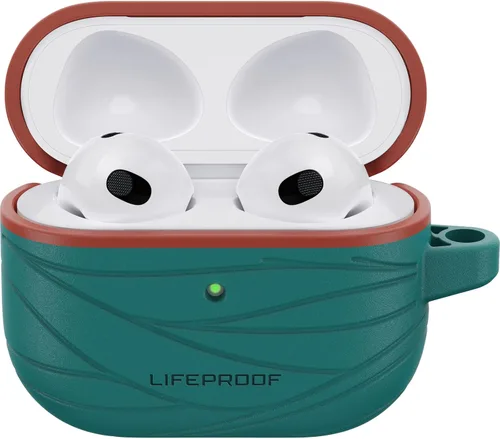 Vista 4 de LifeProof Funda suave al tacto para Apple AirPods (3ª generación) - Pavement (negro)