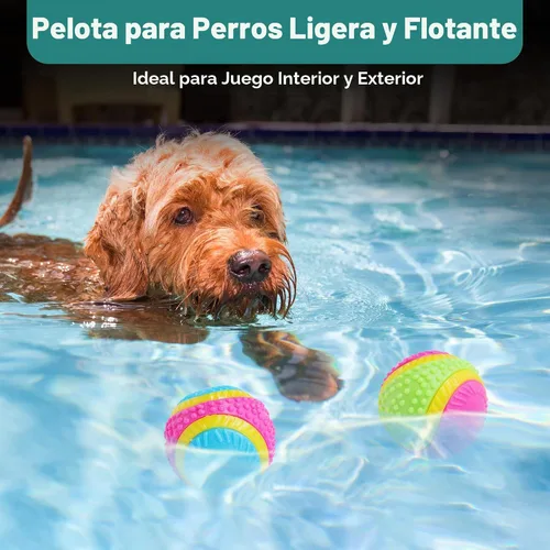 Vista 6 de Bola de juguete para perros Ethical Pets Sensory Ball, 2.5", Colores Variados