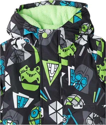 Vista 2 de Spotted Zebra Disney Marvel Abrigos acolchados cálidos de Star Wars para niños y niños pequeños