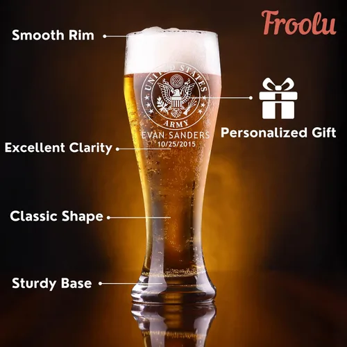 Vista 5 de Juegos Personalizados Militares - Decantador Grabado Personalizado y 4 Vasos de Scotch - Ejército, Marina, Fuerza Aérea, Guardia Costera - Servicio