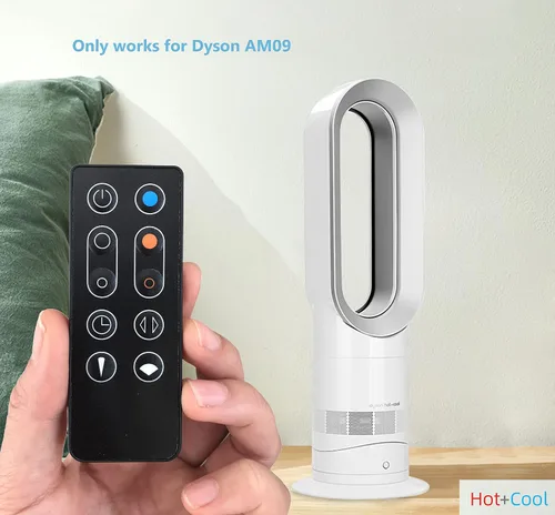 Vista 3 de Mando a distancia de repuesto compatible con Dyson AM09 Hot + Cool Tower Fan Heater Cooler