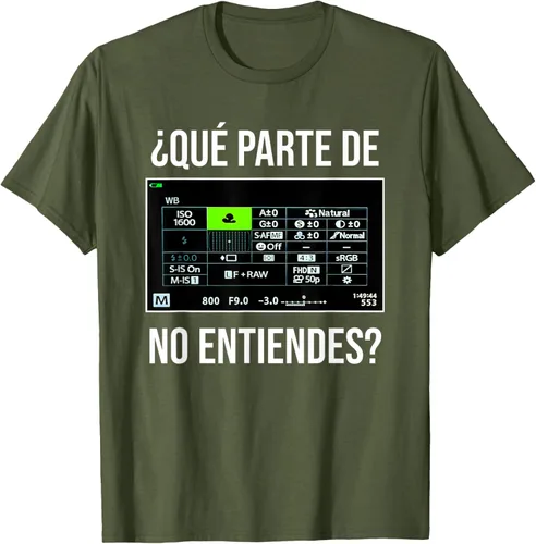 Vista 4 de ¿Qué Parte de la cámara no entiendes? Camiseta