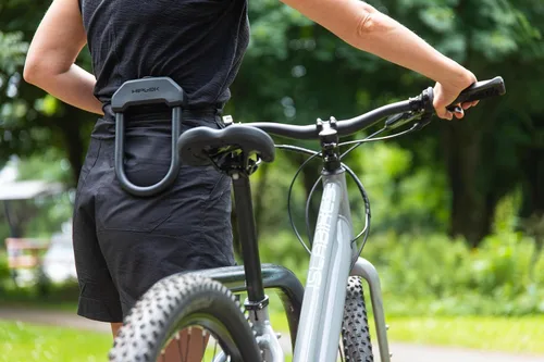 Vista 7 de Hiplok Bloqueo en U y bloqueo de bicicleta con cable de máxima seguridad