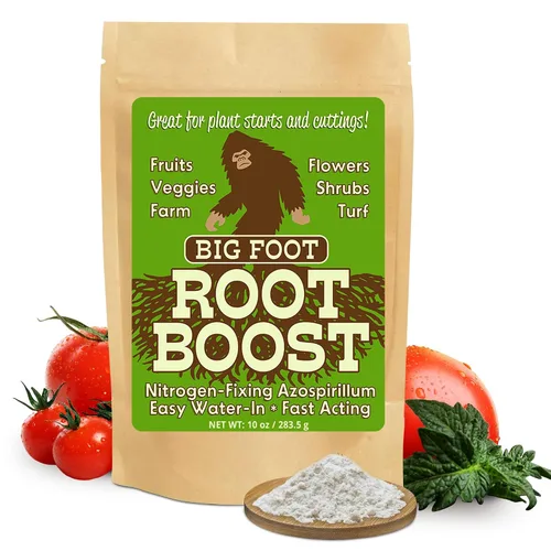 Vista 14 de Big Foot Polvo soluble en agua probiótico para plantas establecidas y trasplantes – Cultiva el tamaño de la raíz, aumenta el nitrógeno, cultiva