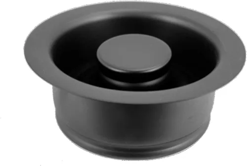 Vista 3 de Westbrass R2089-62 - Brida de drenaje y tapón de eliminación de residuos para fregadero de cocina de 4-1/4 pulgadas, 1 paquete, negro mate