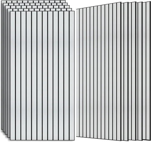 Vista 31 de Paquete de 4 paneles acústicos absorbentes de sonido, 47.2"x23.6" (47.2 x 23.6 pulgadas) paneles de amortiguación de sonido, paneles decorativos
