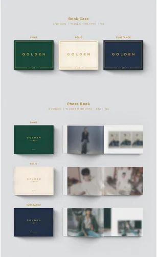 Vista 3 de BTS JUNGKOOK GOLDEN 1er álbum en solitario (SHINE)