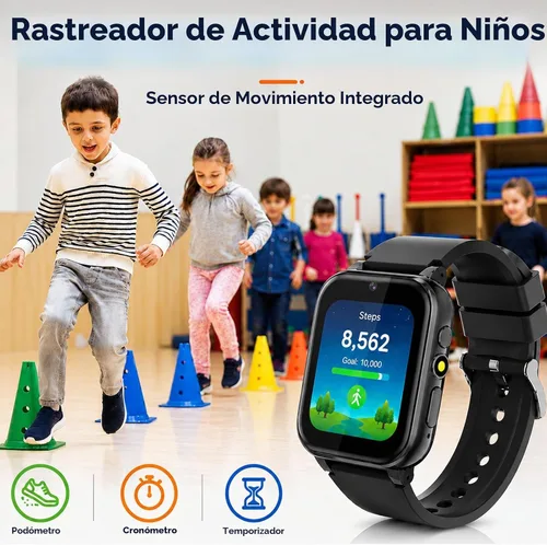 Vista 3 de Reloj inteligente infantil para niñas y niños de 4 a 10 años